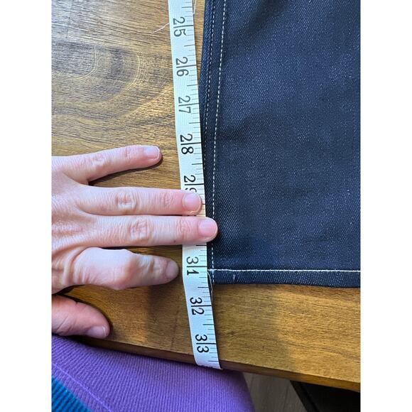 New G-Star Raw Women's Jeans W 24 L 32 Dark Blue Color 3301 Low Rise Boot Cut - Picture 11 of 12